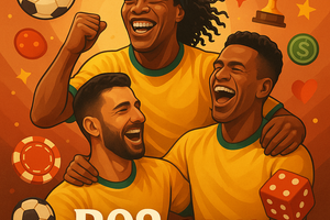 Jogo da memória com escudos de times